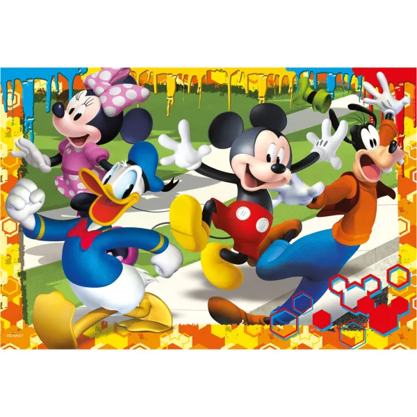 Miki Miška 2 v 1 250-delni puzzle in pobarvanka 50x35 cm - Lisciani slika 2