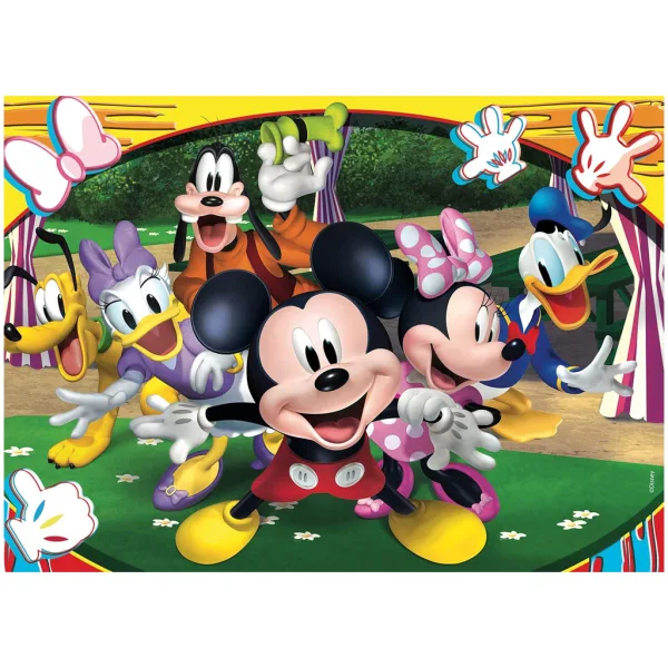 Miki Miška 2 v 1, 48-delni puzzle in pobarvanka 35x25cm - Lisciani slika 2