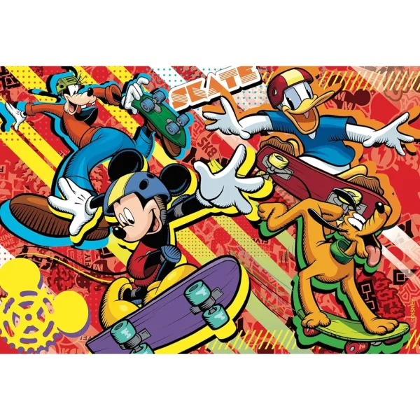 Miki Miška 2 v 1, 60-delni puzzle in pobarvanka 50x35 cm - Lisciani slika 2