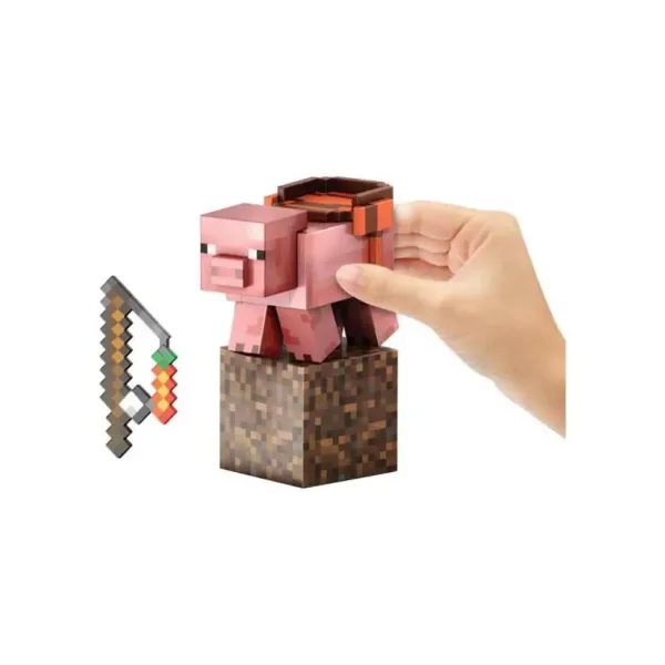 Minecraft: Diamond Level - Prašiček figura - Mattel slika 3
