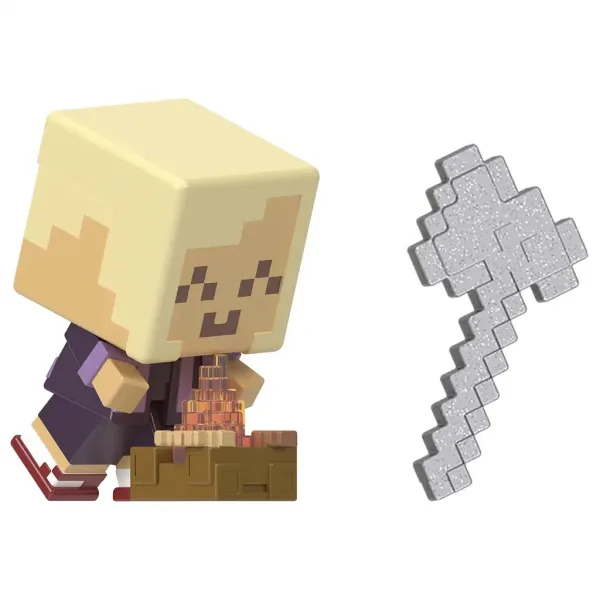 Minecraft: Razkritje minifigure Aranyszoke Hajós z rumenim mečem v obliki škatle - Mattel slika 3
