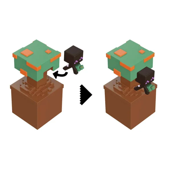 Minecraft Reveal minifigurica v škatlici za shranjevanje - Azalea - Mattel slika 2