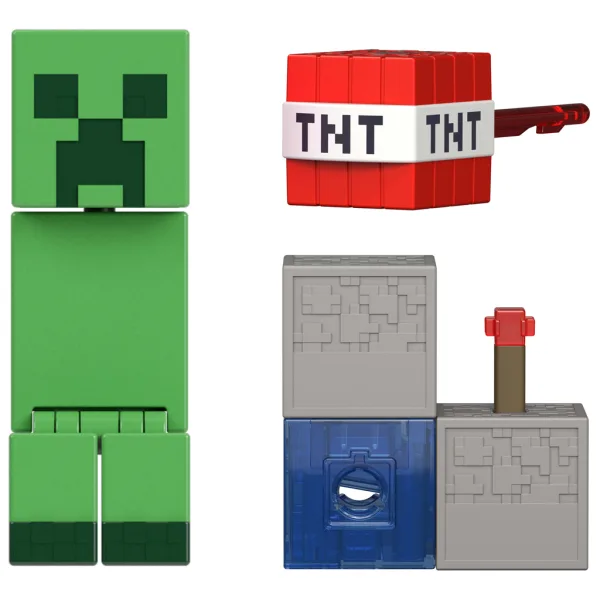 Minecraft: figura Creeperja z izstreljevalcem TNT - Mattel slika 2