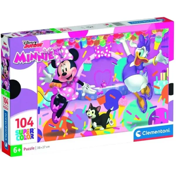Minnie Miška 104-delni supercolor puzzle - Clementoni slika 1