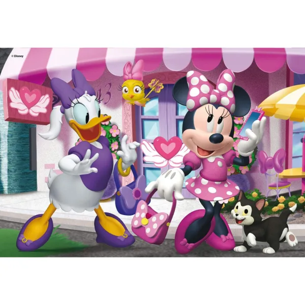 Minnie Miška 2 v 1, 108-delni puzzle in pobarvanka 50x35 cm - Lisciani slika 2