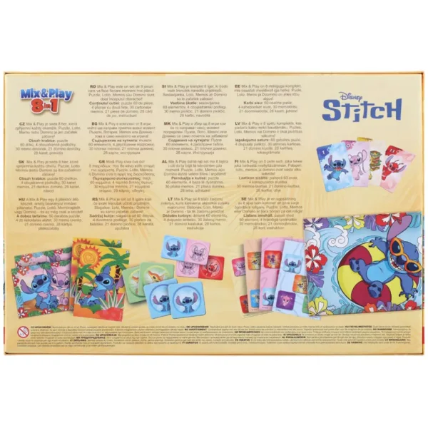 Mix&Play Stitch 8 v 1 zbirka iger - Trefl slika 2