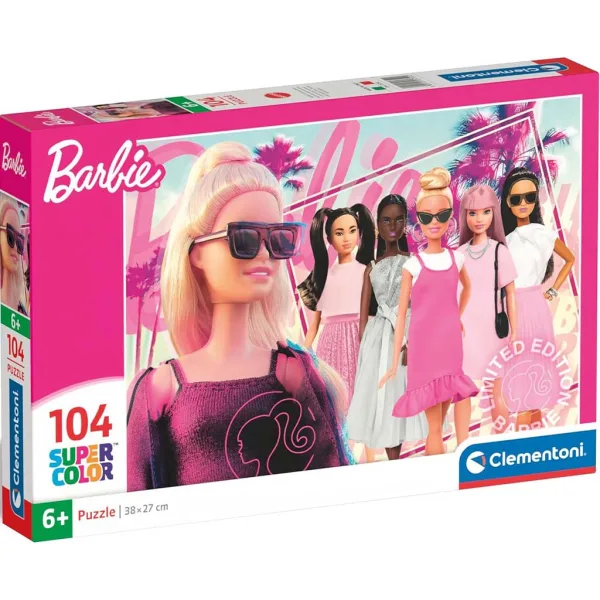 Modna Barbie 104-delna Supercolor sestavljanka - Clementoni slika 1