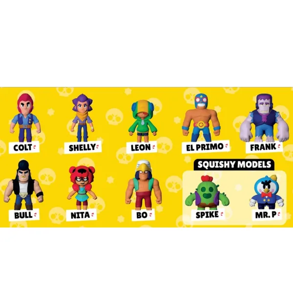 Monster Flex: Brawl Stars raztegljive figure v več različicah, 1 kos slika 7