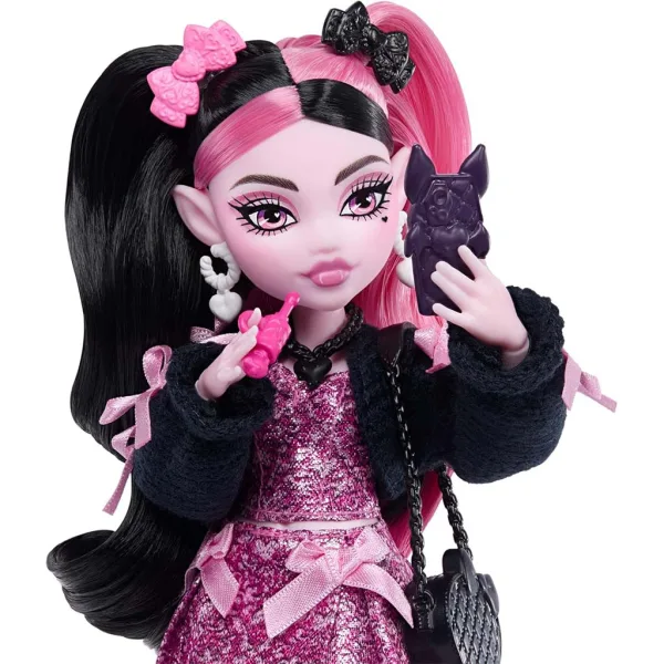 Monster High Draculaura lutka z dodatki - Mattel slika 4