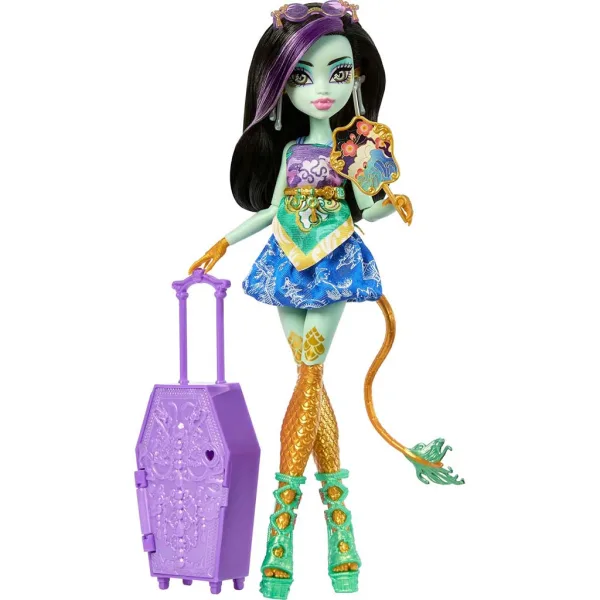 Monster High Grozljivo dobri prijatelji skrivnosti: Strašna pustolovščina Jinafire Long lutka - Mattel slika 4