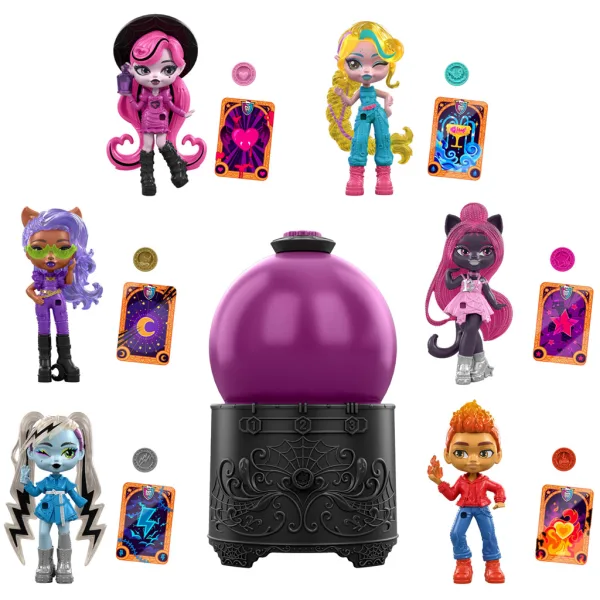Monster High: Presenečenje lutka z razkritjem pošasti v kristalni krogli 1 kos – Mattel slika 2