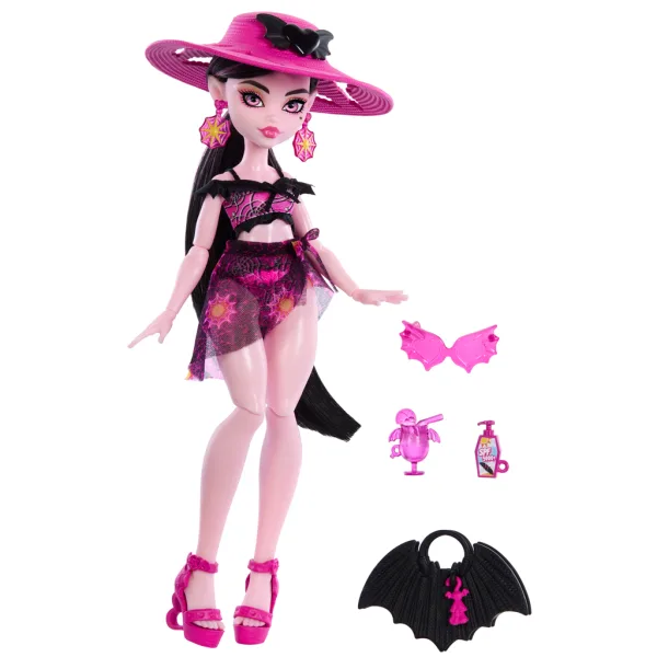 Monster High: Scare-adise Island – Draculaura lutka s pripomočki - Mattel slika 3