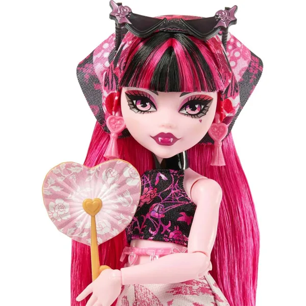 Monster High Strašno dobri prijatelji skrivnosti: Grozljivo potovanje Draculaura punčka - Mattel slika 5