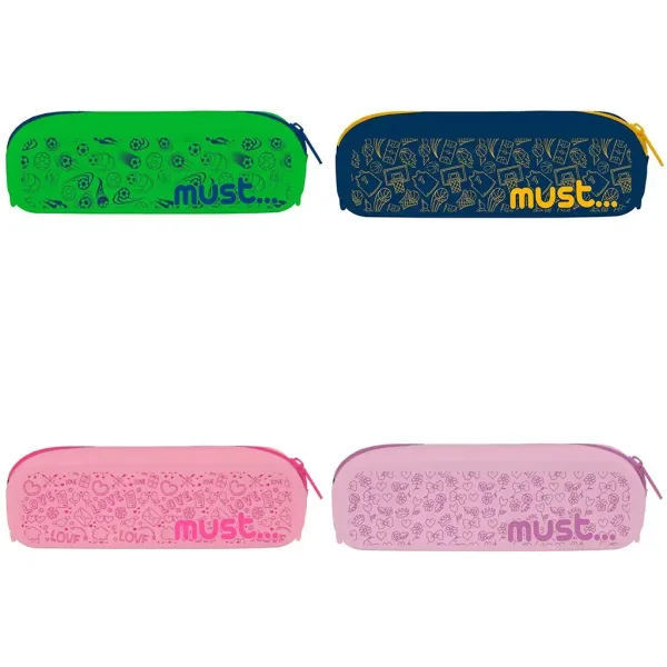 Must: Focus valjasta silikonska peresnica 20x5x6cm v več različicah slika 2