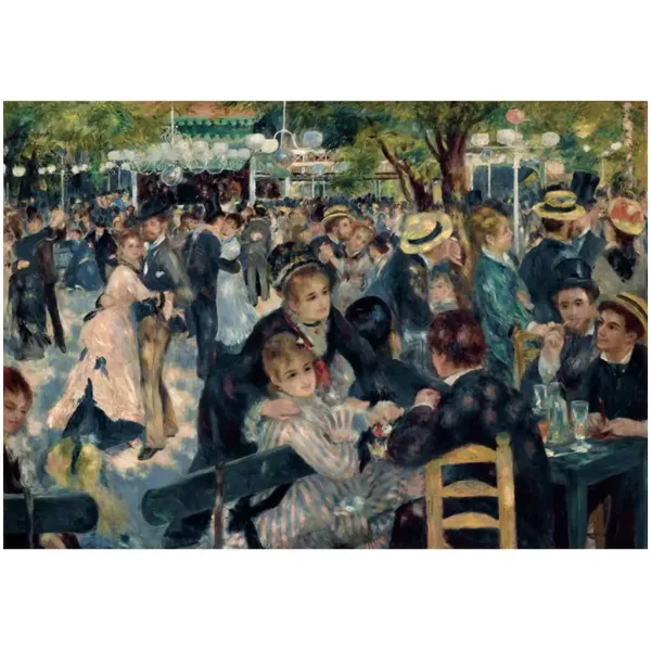 Muzejska zbirka: Renoir - Bal v Moulin de la Galette 1000-delna sestavljanka s posterjem - Clementoni slika 2