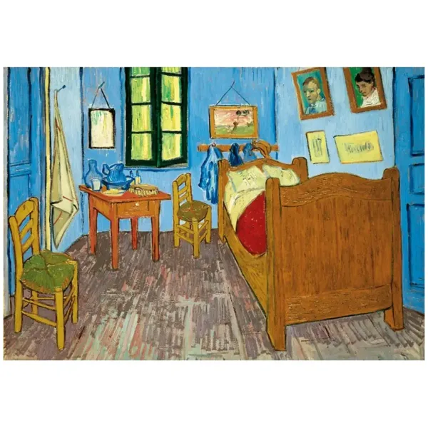 Muzejska zbirka: Van Gogh - Van Goghova soba v Arlesu 1000-delna sestavljanka s posterjem - Clementoni slika 2