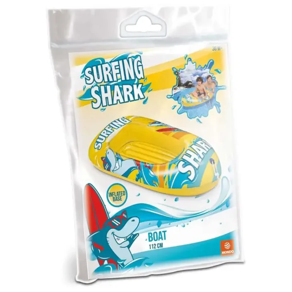 Napihljiv čoln z motivom morskega psa 112 cm - Mondo Toys slika 2