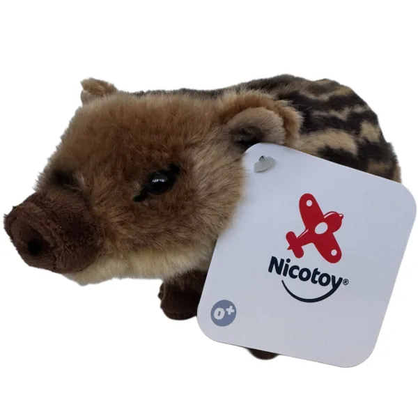 Nicotoy: Plišasti dojenček divjega prašiča v stoječem položaju, 20 cm - Simba Toys slika 2