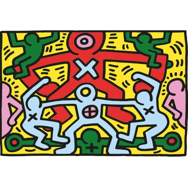 Novo Art: Keith Haring - Slika brez naslova 1000 kosov puzzle - Clementoni slika 2