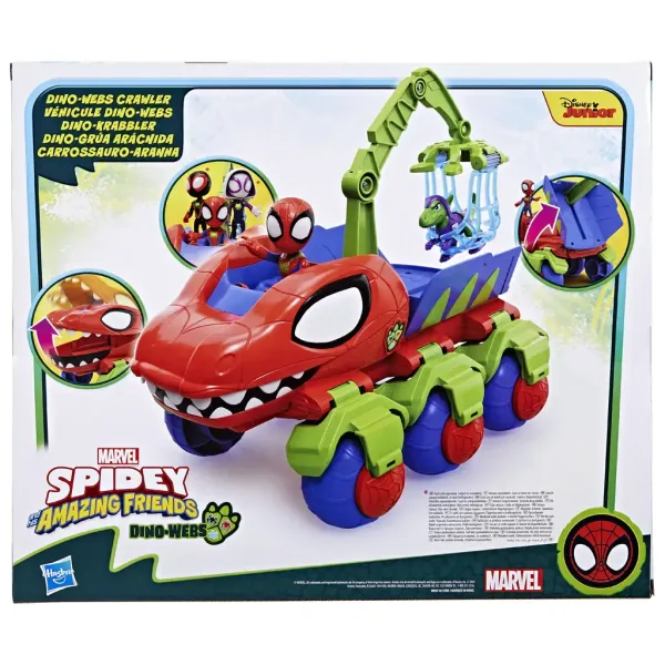 Pajki in njegovi čudoviti prijatelji: Crawler avto s Pajkijem in Raptor figurico - Hasbro slika 4