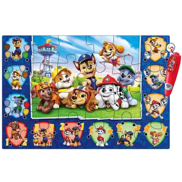 Paw Patrol interaktivni 24-delni talni puzzle - Clementoni slika 3