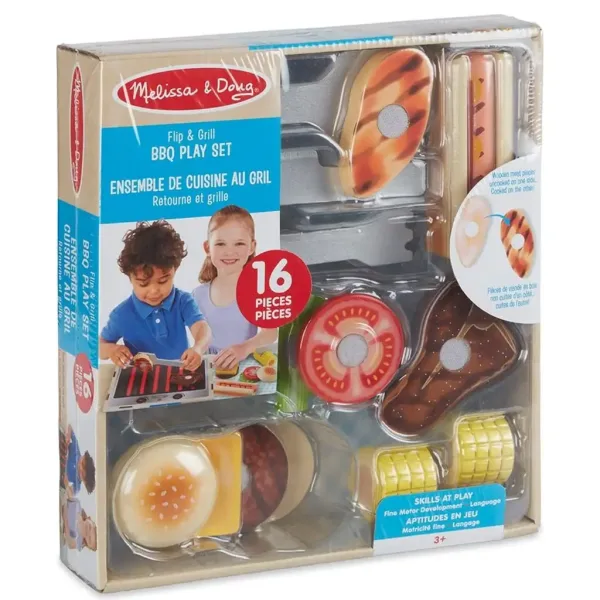 Peka in kuhanje: Set za žar in BBQ - Melissa & Doug slika 2
