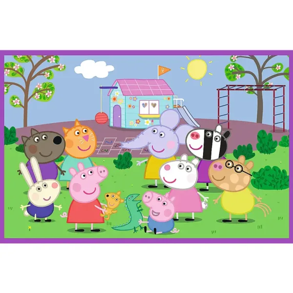 Peppa na igrišču 2x24-delna sestavljanka - Trefl slika 3