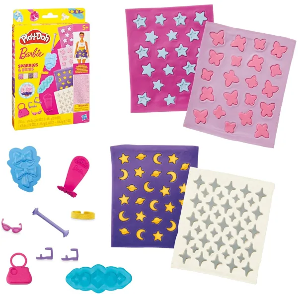 Play-Doh: Barbie bleščice in dragulji plastični set - Hasbro slika 2