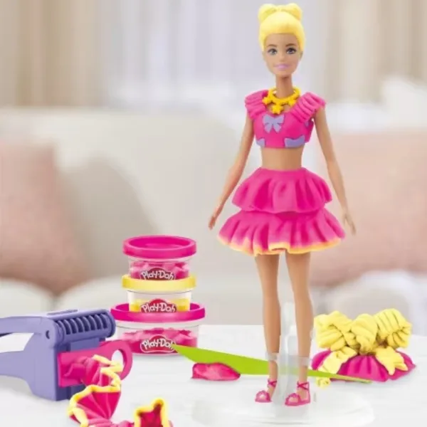 Play-Doh: Barbie naborki in pentlje komplet z maso za modeliranje - Hasbro slika 3