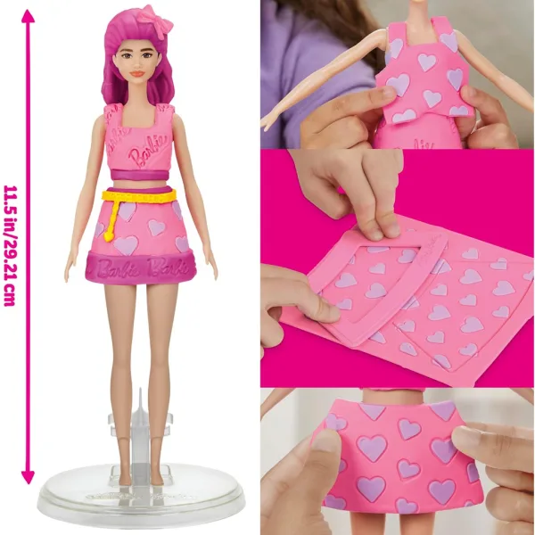 Play-Doh: Barbie srca in krona za lase komplet z lutko - Hasbro slika 4