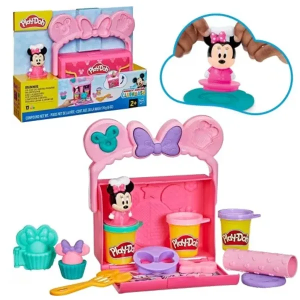 Play-Doh: Disney Jr. On-The-Go Minnie prenosni komplet plastelina - Hasbro slika 2