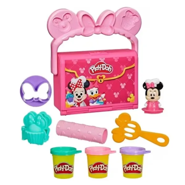 Play-Doh: Disney Jr. On-The-Go Minnie prenosni komplet plastelina - Hasbro slika 3