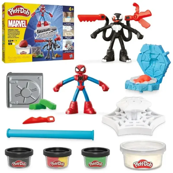 Play-Doh: Marvel Spider-Man Launch & Slice bojni komplet - Hasbro slika 3