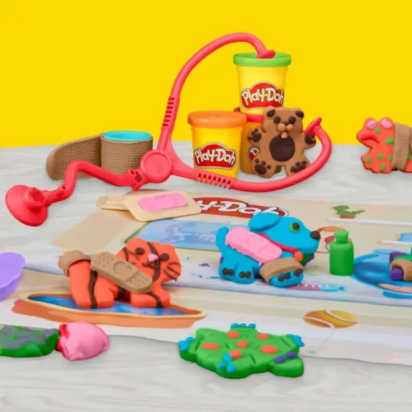 Play-Doh: Ustvarjaj in skrbi za veterinarski komplet iz plastelina - Hasbro slika 3