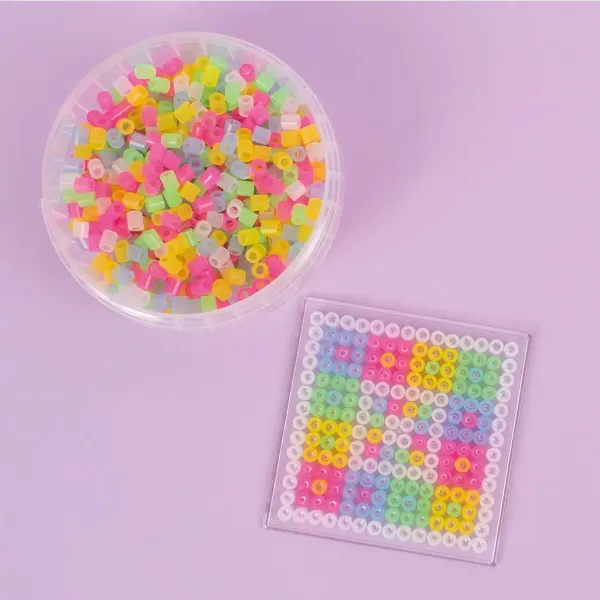 PlayBox: 5 mm MIDI likalne perle, 1000 kosov v svetlih prozornih barvah slika 2