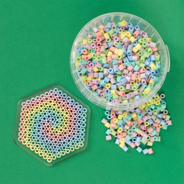 PlayBox: 5 mm MIDI likalni perle 1000 kosov v pastelnih barvah slika 2