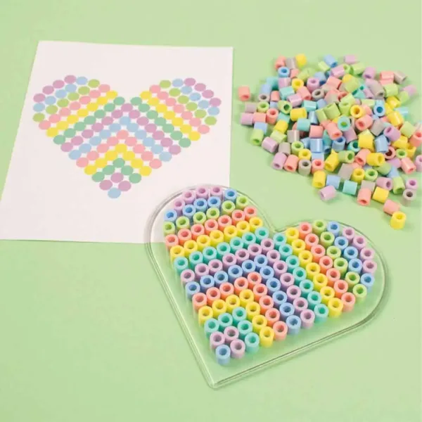 PlayBox: 5mm MIDI likalne perle - Pastelne barve, paket 1000 kosov slika 3