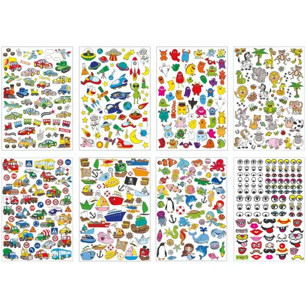 PlayBox: Vozila, 500-delni mega set nalepk slika 2