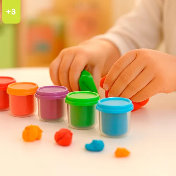 Playgo: Komplet barvne modelirne mase Enorog 6 x 56 g slika 3