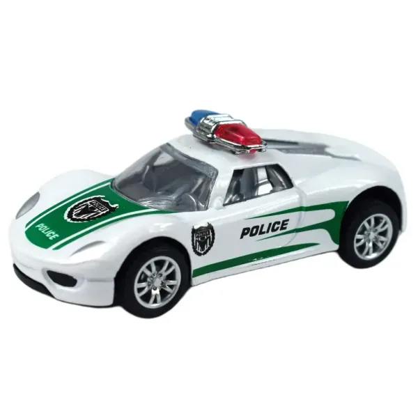 Police Cars: Kovinski policijski avtomobili v različnih različicah 1/50 1db slika 2