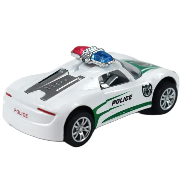 Police Cars: Kovinski policijski avtomobili v različnih različicah 1/50 1db slika 3