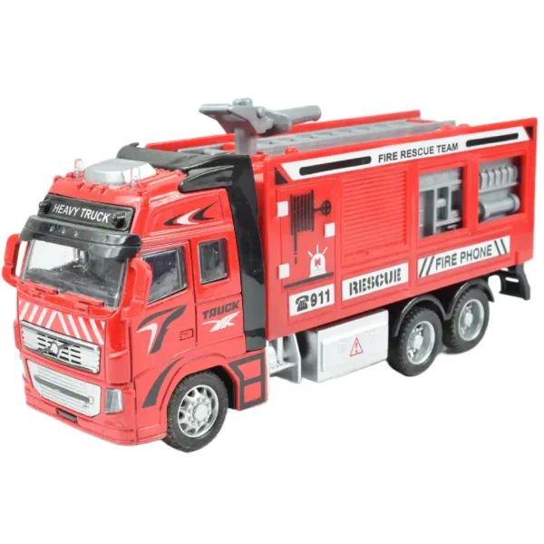 Požarni tovornjak: Večvrstni tovornjak s kolesi, dolžine 19 cm. slika 5