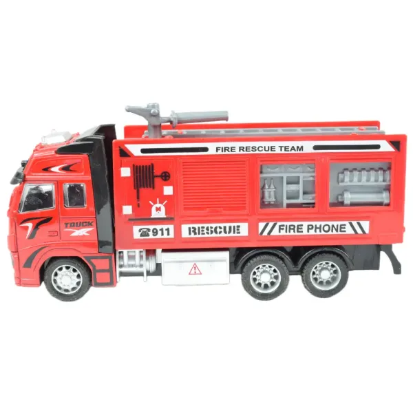 Požarni tovornjak: Večvrstni tovornjak s kolesi, dolžine 19 cm. slika 6