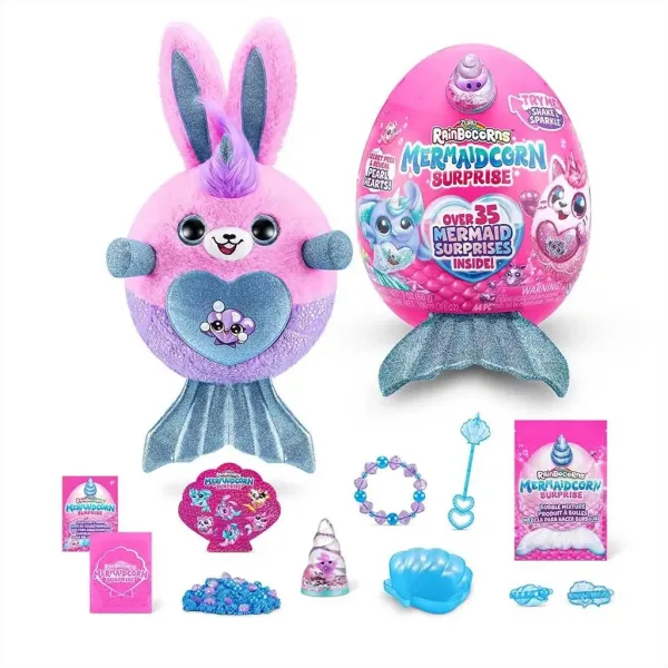Rainbocorns: Mermaidcorn S5 Presenečenje jajce morski samorog plišasta figura v različnih različicah 1 kos slika 4
