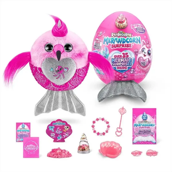 Rainbocorns: Mermaidcorn S5 Presenečenje jajce morski samorog plišasta figura v različnih različicah 1 kos slika 8