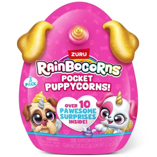 Rainbocorns: Pocket Puppycorn presenečenje kužek v različnih različicah 1 kos slika 1