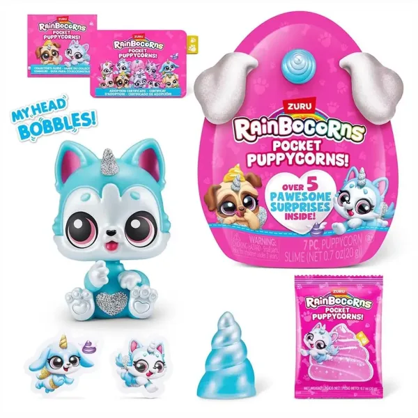 Rainbocorns: Pocket Puppycorn presenečenje pes različnih vrst 1 kos slika 3