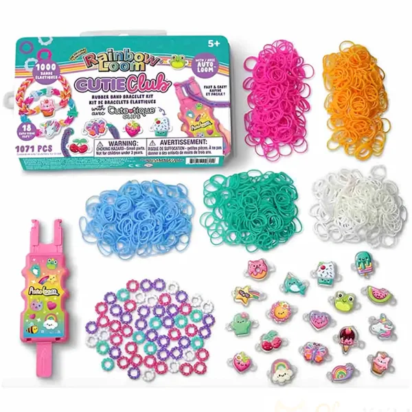 Rainbow Loom: Auto Loom – Cute-Tique komplet za izdelavo gumijastih zapestnic slika 2