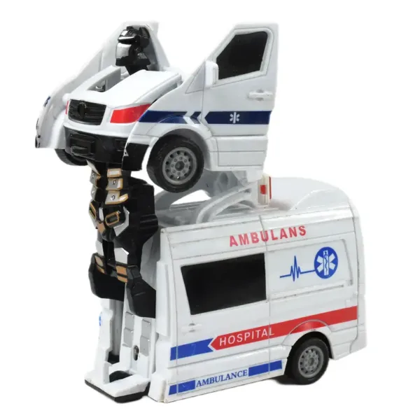 Reševalno vozilo: Robot, ki se preoblikuje v reševalno vozilo, v dveh različicah, 13 cm. slika 4