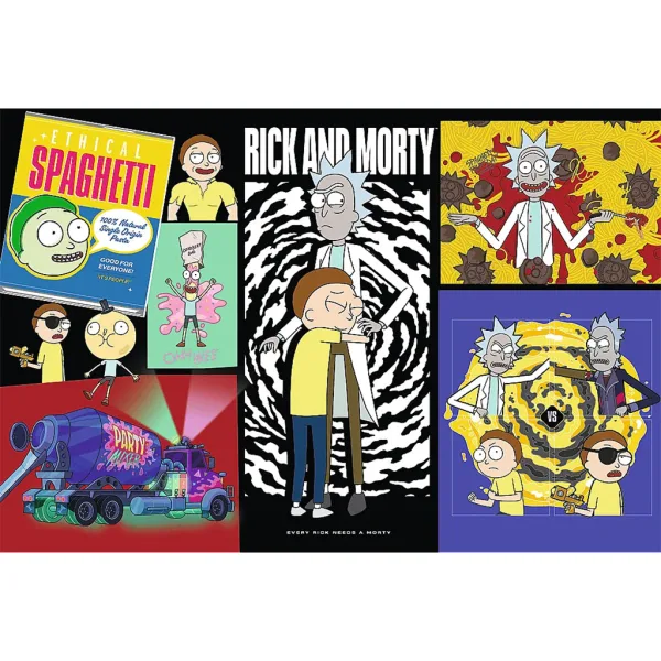 Rick in Morty Nenavaden kraj v galaksiji 300-delni puzzle - Trefl slika 2
